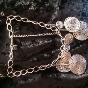 Chico's statement collar necklace. 14 + 4 inch.